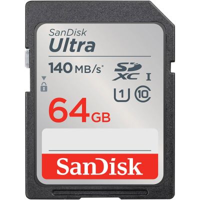 3. Karta SD 64 GB SanDisk SDXC UHS-I 140 MB/s