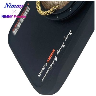 11. Etui Nimmy Glasses Cool nag MagSafe na iPhone 16 - czarne