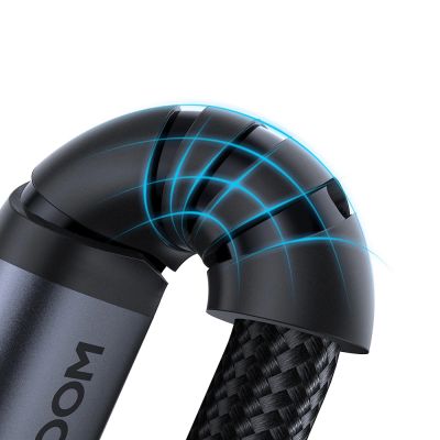 6. Kabel Joyroom Audio Transfer Series SY-A07 mini jack 3,5 mm / USB-C 1,2m - czarny
