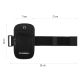 4. Wozinsky opaska na telefon do biegania armband czarna (WABBK1)