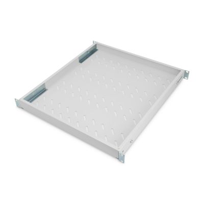 4. Digitus Półka ze zmiennymi szynami mocującymi do montażu stałego w szafach 483 mm (19")
