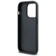 7. Etui DKNY Quilted Stack Logo na iPhone 14 Pro - czarne