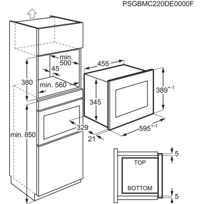 15. Kuchenka mikrofalowa Electrolux LMS2203EMK (700W; 20l; kolor czarno-srebrny)