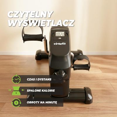 24. VIRTUFIT V3 ROWER STACJONARNY NA KRZESŁO / TRENAŻER ROWEROWY Z UCHWYTEM I KOMPUTEREM