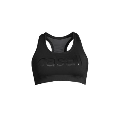 5. Stanik sportowy CASALL Iconic wool sports bra czarny