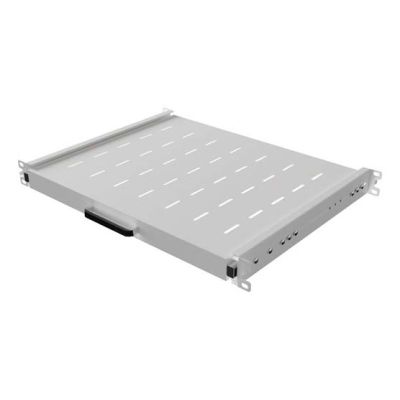 3. LANBERG WYSUWANA PÓŁKA DO SZAF RACK 19" 350MM SZARA (1U/445X350MM UDŹWIG DO 35KG, MONTAŻ 4PUNKTOWY)