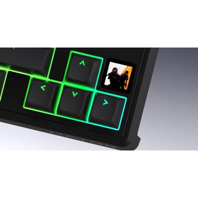 11. HATOR Skyfall 65 MAG ULTIMA 8K wireless klawiatura Gaming USB + RF Wireless + Bluetooth QWERTY US English Czarny, Biały