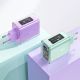 8. Acefast ładowarka GaN 65W 3 porty (1xUSB, 2xUSB C) zielona (A45)