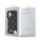 8. Etui Guess Peony Script MagSafe na iPhone 16 Plus - czarne