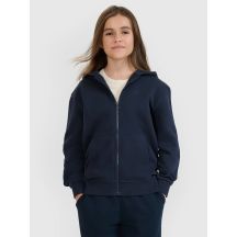 Bluza dresowa rozpinana z kapturem dziewczęca 4F 4FJWMM00TSWSF1861-31S