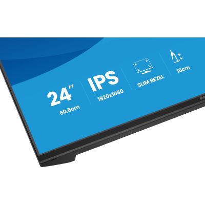54. iiyama ProLite XB2491H-B1 monitor komputerowy 60,5 cm (23.8") 1920 x 1080 px Full HD LCD Czarny