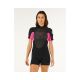 Pianka neoprenowa damska Rip Curl Omega Back Zip Springsuit - black/pink rozmiar: s