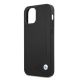 6. Etui BMW Leather Deboss na iPhone 12 / iPhone 12 Pro - czarne