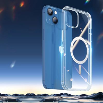 13. Dux Ducis Clin magnetyczne etui do iPhone 14 Plus kompatybilne z MagSafe przezroczysty