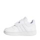 5. Buty dla dzieci adidas Hoops 3.0 białe GW0442