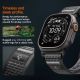 7. Pasek Spigen Athlex Air 2 na Apple Watch 44 / 45 / 46 / 49 mm - czarno-szary
