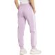 9. Spodnie damskie adidas Essentials 3-Stripes Fleece Slim różowe JY3097