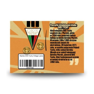 4. Wpinka GKS Tychy Premium SREBGKS-PIN