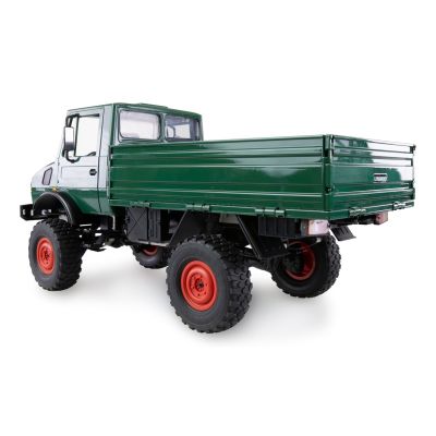 4. Samochód zdalnie sterowany Amewi Mercedes-Benz Unimog Basic 4WD 1:12 RTR zielony