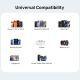 11. UNITEK ŁADOW. SIECIOWA 2X GAN 45W, 2XUSB-C PD 3.0, QC, CZARNA
