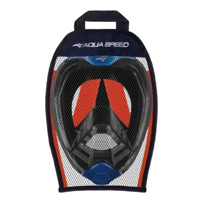 7. Maska do nurkowania pełnotwarzowa z rurką Aqua-Speed - Veifa ZX