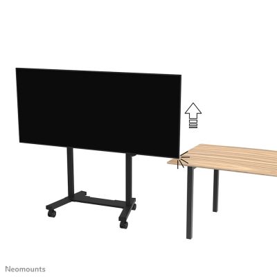 14. Neomounts FL55-975BL1 stojak do multimediów Czarny Płaski panel Karta multimedialna/wózek multimedialny
