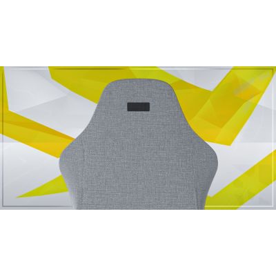 22. HATOR Darkside 3M Fabric Uniwersalny fotel dla gracza Szary