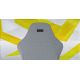 22. HATOR Darkside 3M Fabric Uniwersalny fotel dla gracza Szary