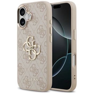 Etui Guess 4G Big 4G Classic Logo na iPhone 17 - różowo-złote