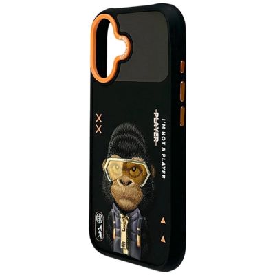 4. Etui Nimmy Cool&Cute 2.0 Gorilla na iPhone 17 - czarne