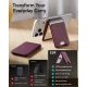 2. Portfel magnetyczny ESR Classic RFID Magnetic MagSafe - dark cherry
