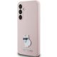 2. Etui Karl Lagerfeld Silicone Choupette Metal Pin na Samsung Galaxy S23 FE - różowe