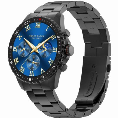4. Smartwatch Męski GRAVITY GT16-2 Black / Czarna Bransoleta