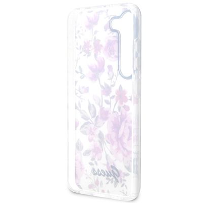 7. Etui Guess Flower Collection na Samsung Galaxy S23+ - białe