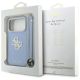 9. Etui Guess Smooth & Big Strass Logo &    Strap do iPhone 18 Pro / 17 Pro niebieski