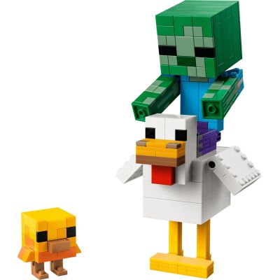3. LEGO Minecraft 21582 - Kurzy Jeździec