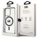 8. Etui Karl Lagerfeld IML Karl's Head MagSafe na iPhone 15 Pro - przezroczyste