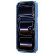 5. Etui Guess 4G with Stripe Round and Classic Logos MagSafe na iPhone 17 Pro Max / 18 Pro Max - niebieskie