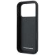 7. Etui BMW M Quadrille Kevlar Anthracite & Tricolor Print Lines MagSafe na iPhone 17 Pro / 18 Pro - czarne