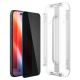 3. Szkło hartowane Spigen Glas.tR EzFit prywatyzujące na iPhone 15 / 16 z adapterem (2 szt.)