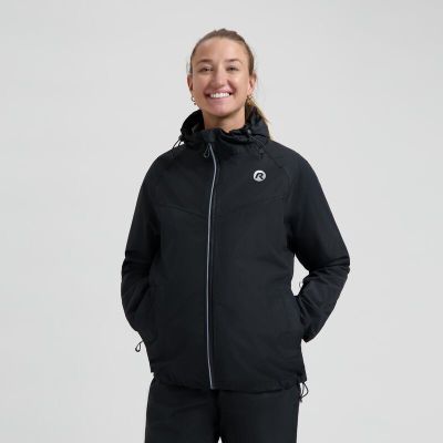 4. Rogelli kurtka na deszcz unisex CORE czarna 2XL