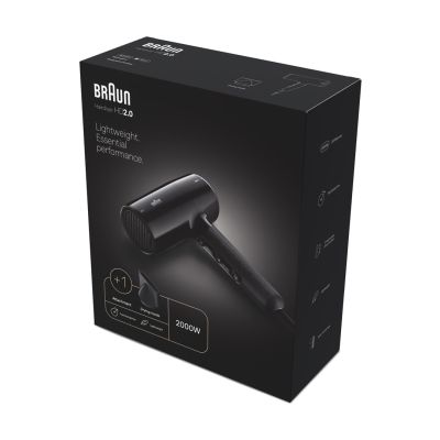 8. Braun HD2.0 suszarka do włosów 2000 W Czarny
