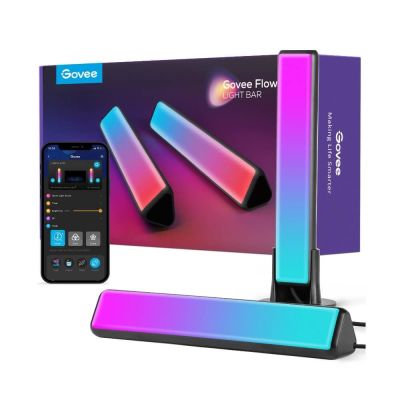 7. Govee H6056 Flow Plus; Lampy LED; RGBICWW, Wi-Fi, Alexa, Google