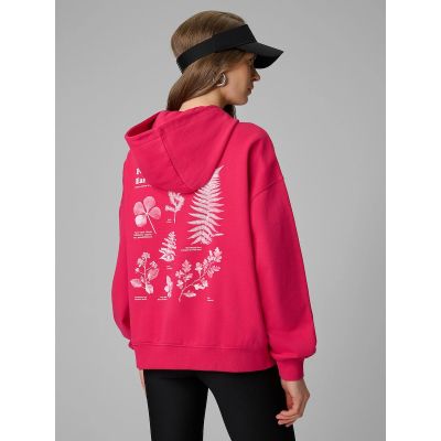 2. Bluza dresowa loose z kapturem damska 4F 4FRSS26TSWSF2836-53S