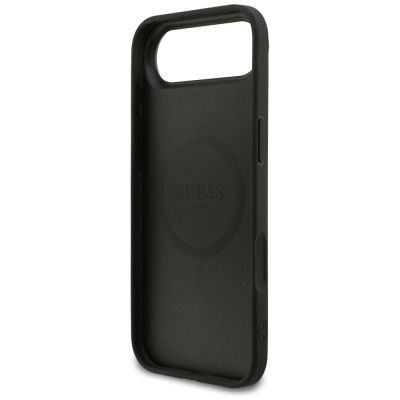 7. Etui Guess 4G Ring Classic Logo MagSafe do iPhone 17 Air - czarne