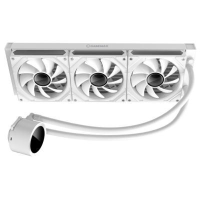 4. GameMax ICEBURG 360 DIGITAL WH system chłodzenia komputerów Procesor Chłodnica cieczy all-in-one 12 cm Biały 1 szt.