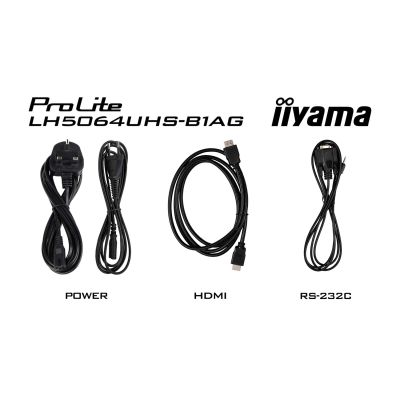 12. Monitor iiyama LH5064UHS-B1AG 50 IN LCD UHD - Płaski ekran - 127 cm