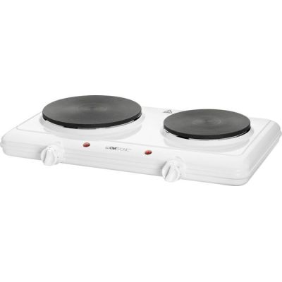 4. ELDOM ELEKTRYCZNA KUCHENKA DWUPALNIKOWA PG22 2500W, PŁYNNA REGULACJA TEMPERATURY ŚREDNICE PŁYT 18,5 CM + 15,5 CM