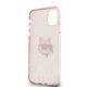 7. Etui Karl Lagerfeld IML Choupette Head & Monogram na iPhone 11 / Xr - różowe