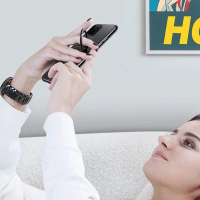 4. Uchwyt / ring Tech-Protect Magnetic Phone Ring z funkcją stojaka - różowy